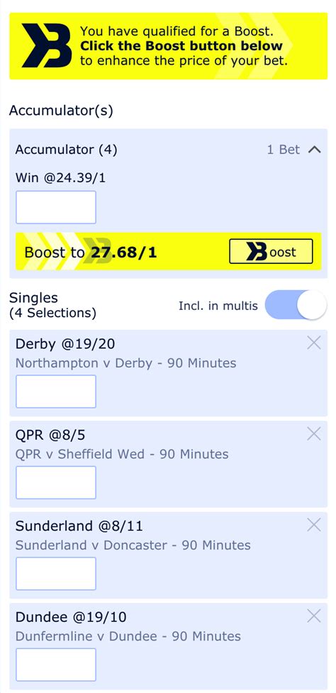 acca odds
